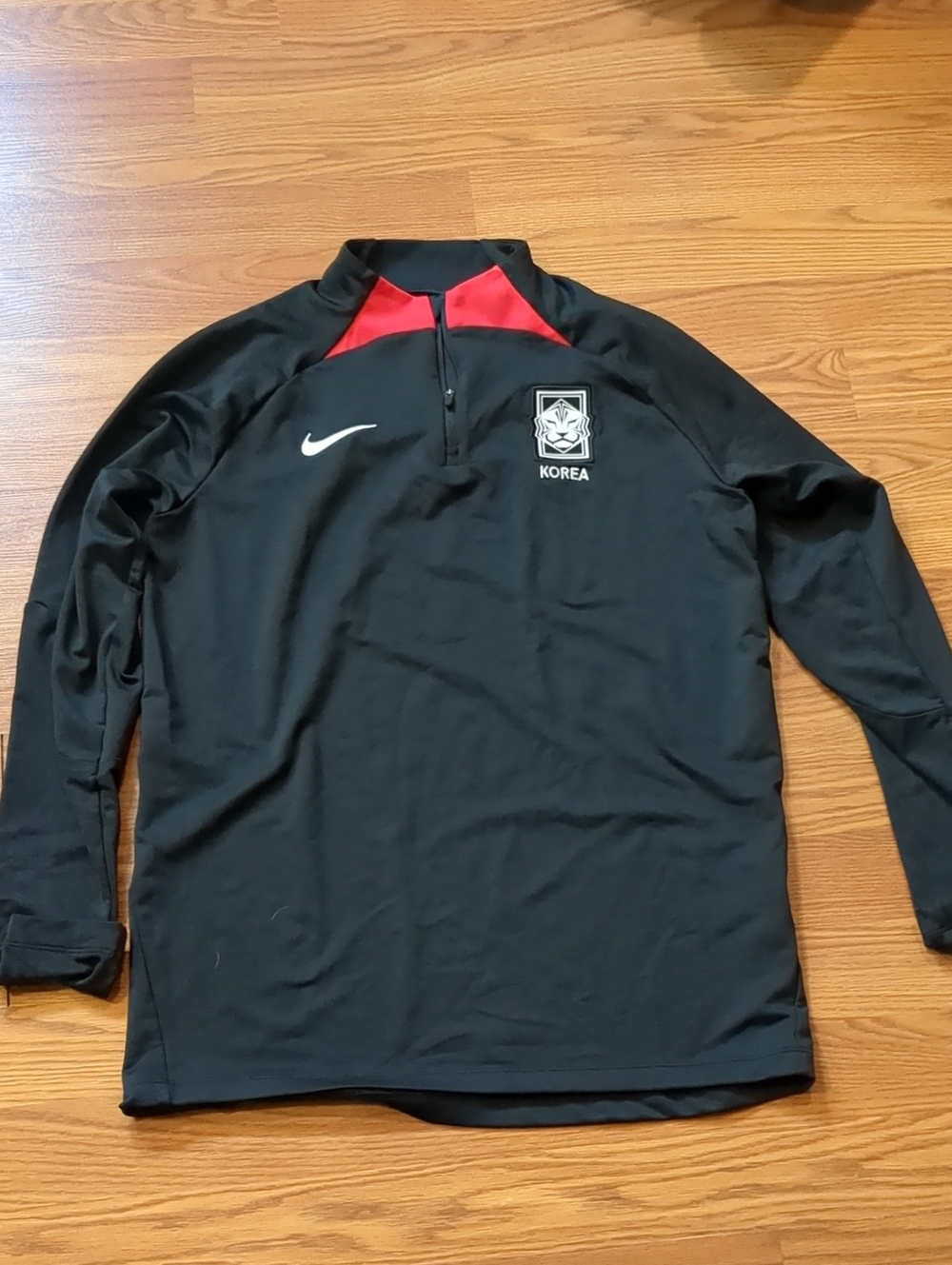 Nike South Korea National Team 2022 World Cup Strike Drill Top 1/4 Zip Large
